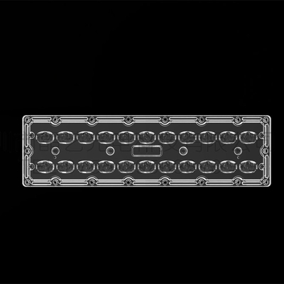 Hocheffiziente LED-Straßenlaternenlinse mit breitem Abstrahlwinkel, SMD7070 22IN1 TYPE3-Linse