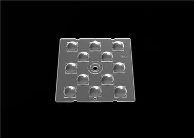 Transparente kegelförmige Linse des Cree-LED, symmetrische Linse des Quadrat-LED mit Silikon-Dichtung