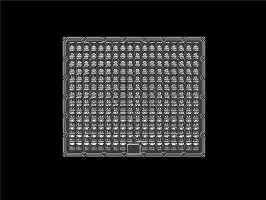 Stadions-Licht-Linse asymetrisches PC Material 500W IP66 LED mit geometrischem Oberflächenentwurf