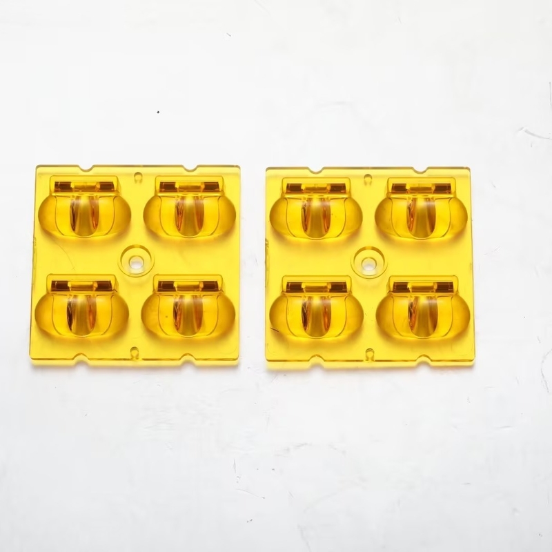 Amber Colors PMMA TYPE2-M SMD5050 Grad der Straßenlaterne-Linsen-60x155