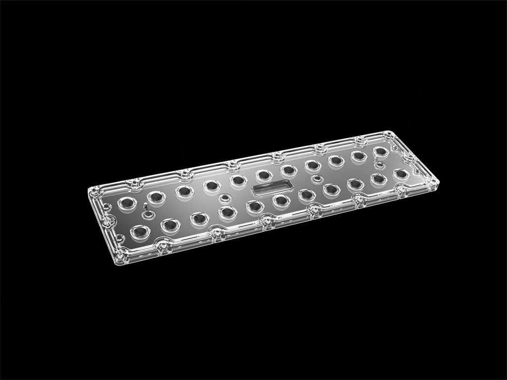 SMD7070 22 in 1 Straßenlaterne-Linse LED-Flut-Licht-Linsen-symmetrischer 60 Grad-LED