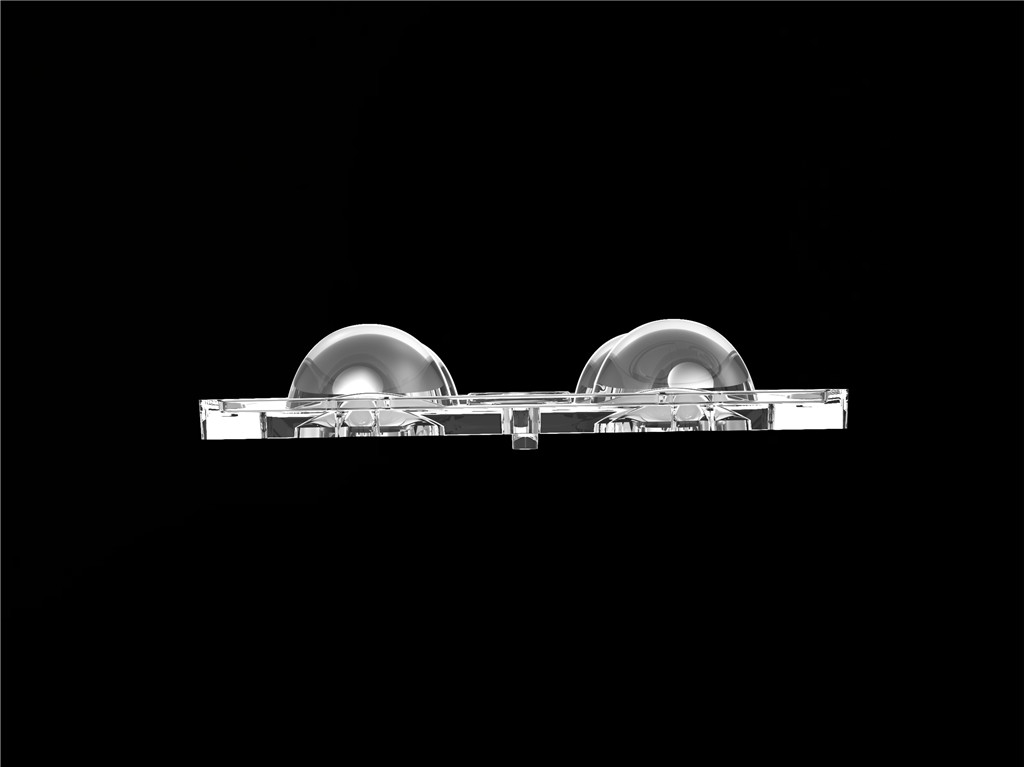 50*50mm 60 Grad 4 in 1 LED-Licht Linsen PC-Material für Hochwasserbeleuchtung SMD7070/ 5050/4*3030