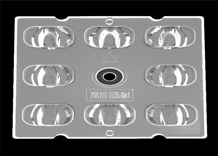 Asymetrische CREE XTE multi LED Linse 8 in den 1 Reflektor-Ausrüstungen für Licht LED Sreet