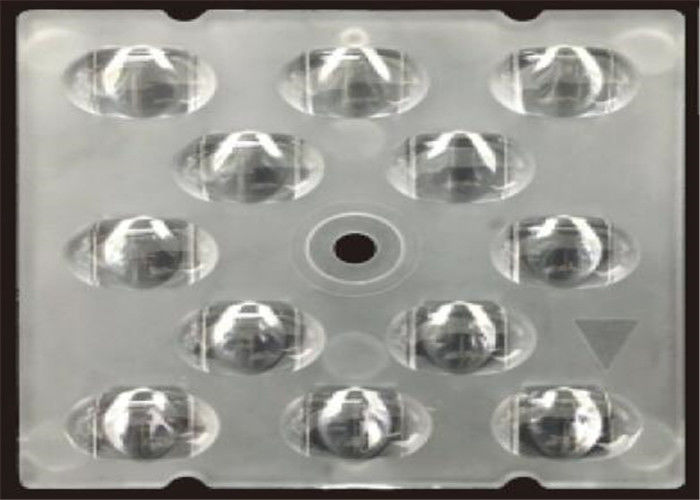 Linse der hohen Leistungsfähigkeits-93% der Energie-LED, 12 in 1 quadratischer LED-Linse für LED-Lampe