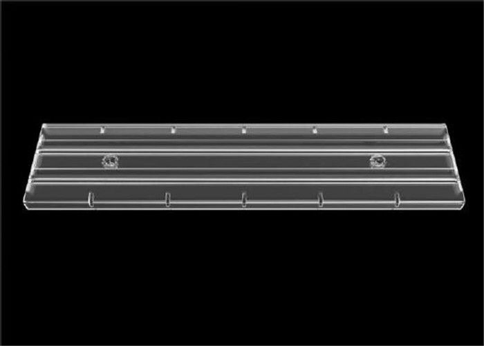Doppelte asymetrische LED-Lampen-Linse, LED-Optik-Linsen für Supermarkt/Waren-Regal
