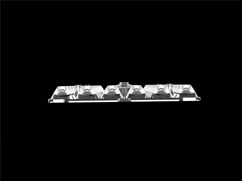 54IN1 30 Grad Außenlicht 3030 LED-Objektiv PC Led-Optik für Stadionlicht / Pitch-Leuchten L144*W94mm