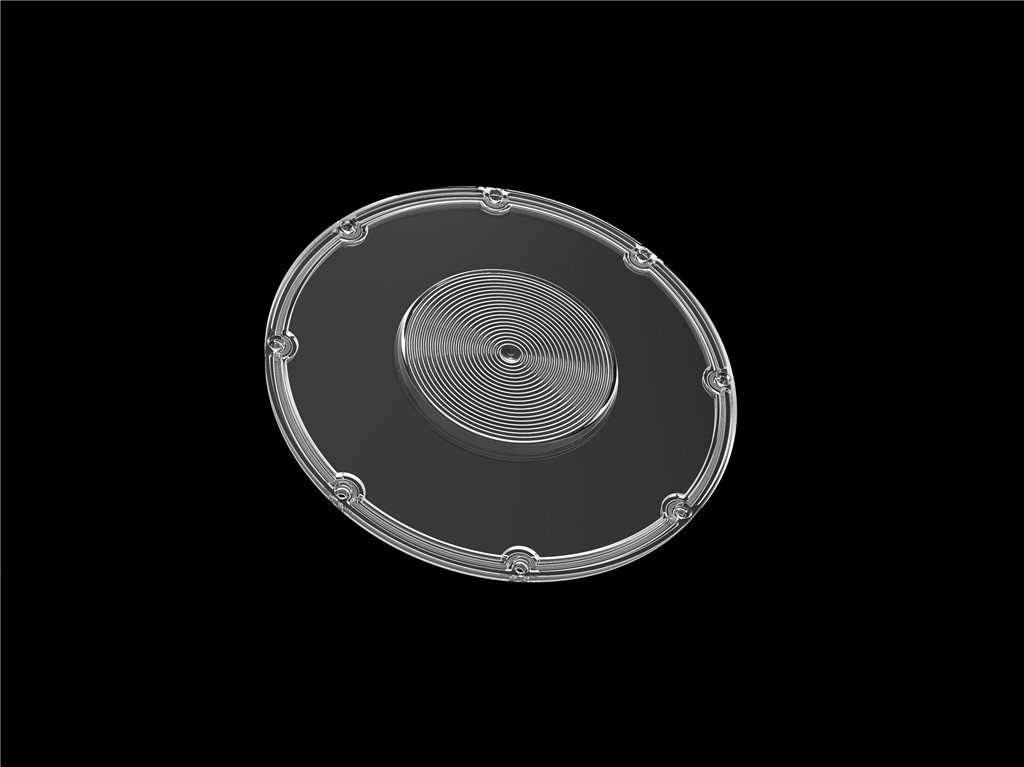 Spark- AC Typ Φ206mm 120 Grad Kunststoff UFO Highbay Led Lens 3030 Hochleistung
