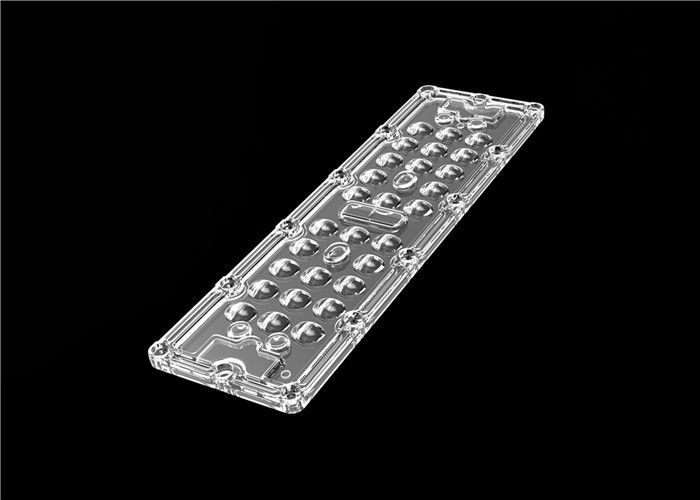 Vertikale 28 in 1 Grad-Linse des LED-Straßenlaterne-Modul-80*150 mit Kühlkörper