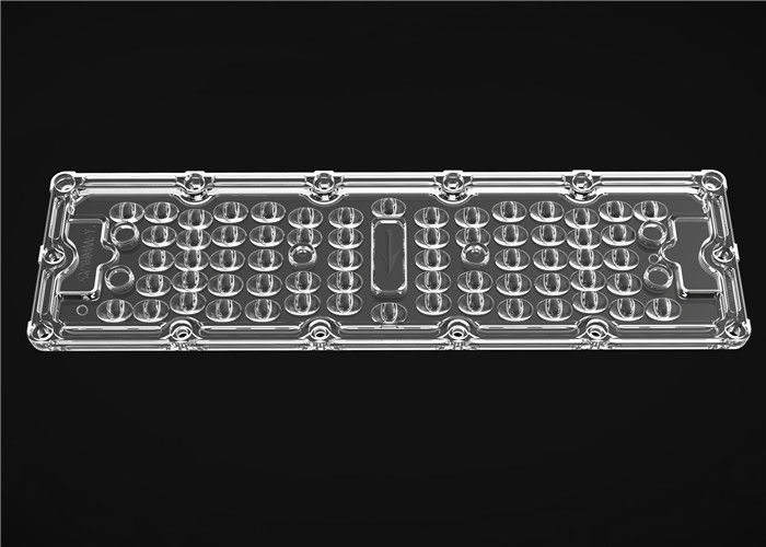 Rechteckige LED-Linsen-Reihe 64 in 1 LED-Straßenlaterne-Linse für Lampe im Freien