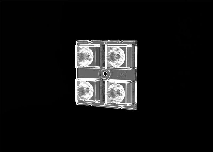 3535 / 5050 LED-Linse 4 in 1 Flut-Licht-Linse mit einem 25 Grad-Öffnungswinkel