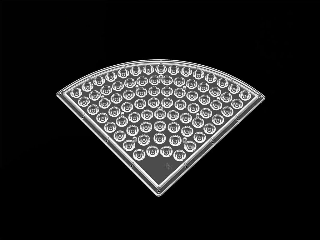 Spezielles der Form-LED Streifen-Linse D235*H9.4mm PC Material Linsen-des Reflektor-/LED