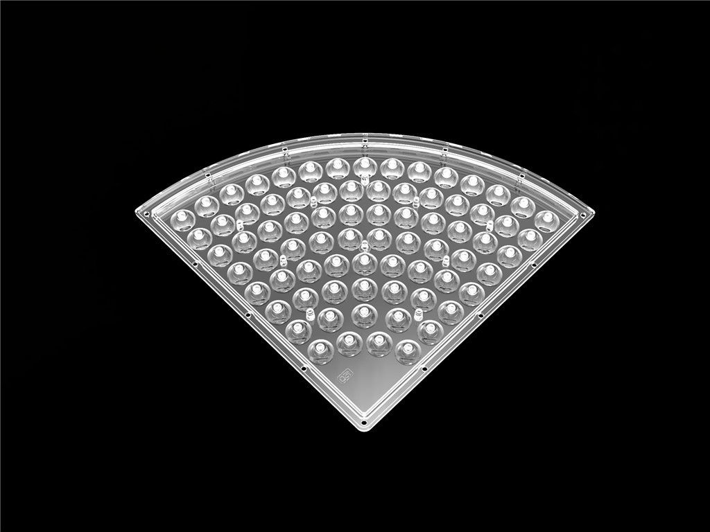 Spezielles der Form-LED Streifen-Linse D235*H9.4mm PC Material Linsen-des Reflektor-/LED