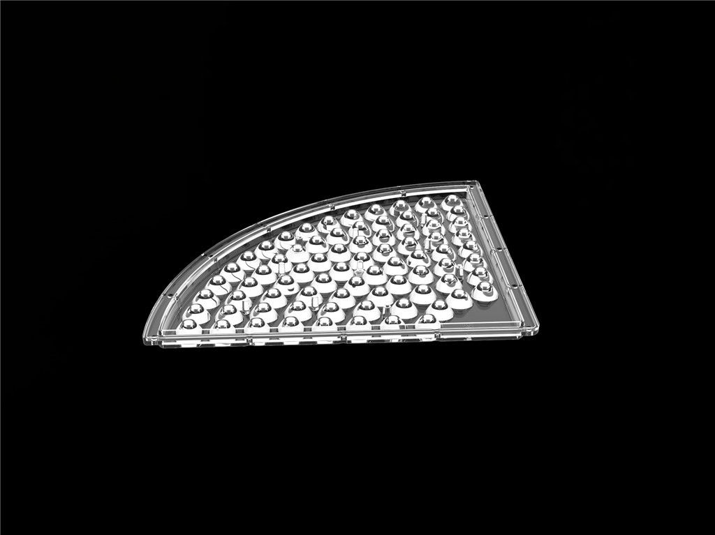 Spezielles der Form-LED Streifen-Linse D235*H9.4mm PC Material Linsen-des Reflektor-/LED
