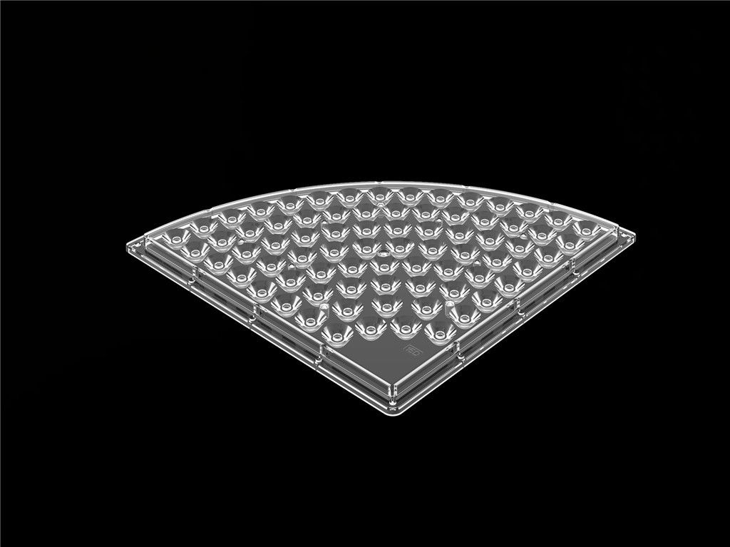 Spezielles der Form-LED Streifen-Linse D235*H9.4mm PC Material Linsen-des Reflektor-/LED