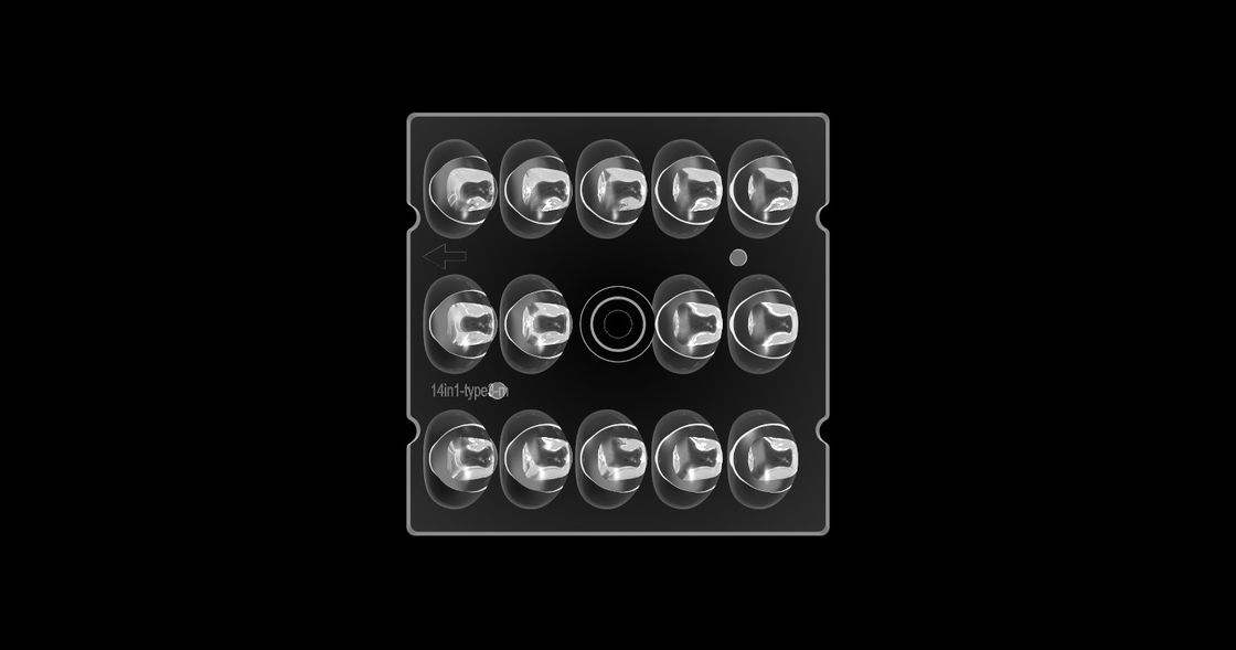 SCHREIBEN Sie der Straßenlaterne-3 Linse des Quadrat-LED, Freeform Lichtverteilungs-Optik für LED-Beleuchtung