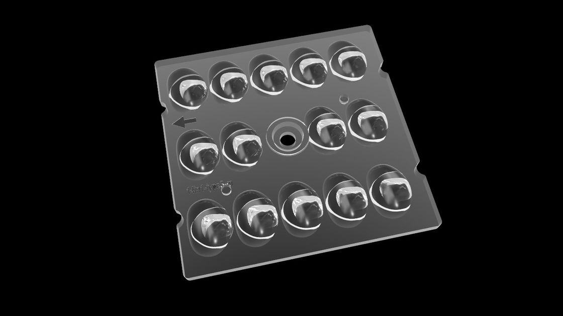 SCHREIBEN Sie der Straßenlaterne-3 Linse des Quadrat-LED, Freeform Lichtverteilungs-Optik für LED-Beleuchtung