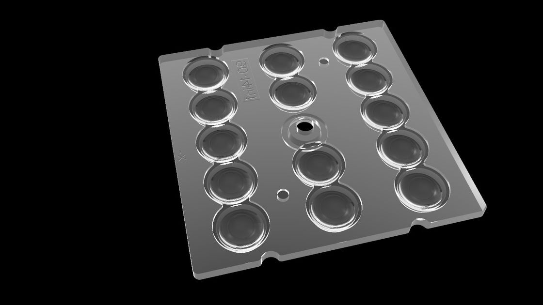 14 in 1 PMMA-Optik für LED-Beleuchtung, Linsen-Reihe 90 Grad-LED für Tunnel-Beleuchtung